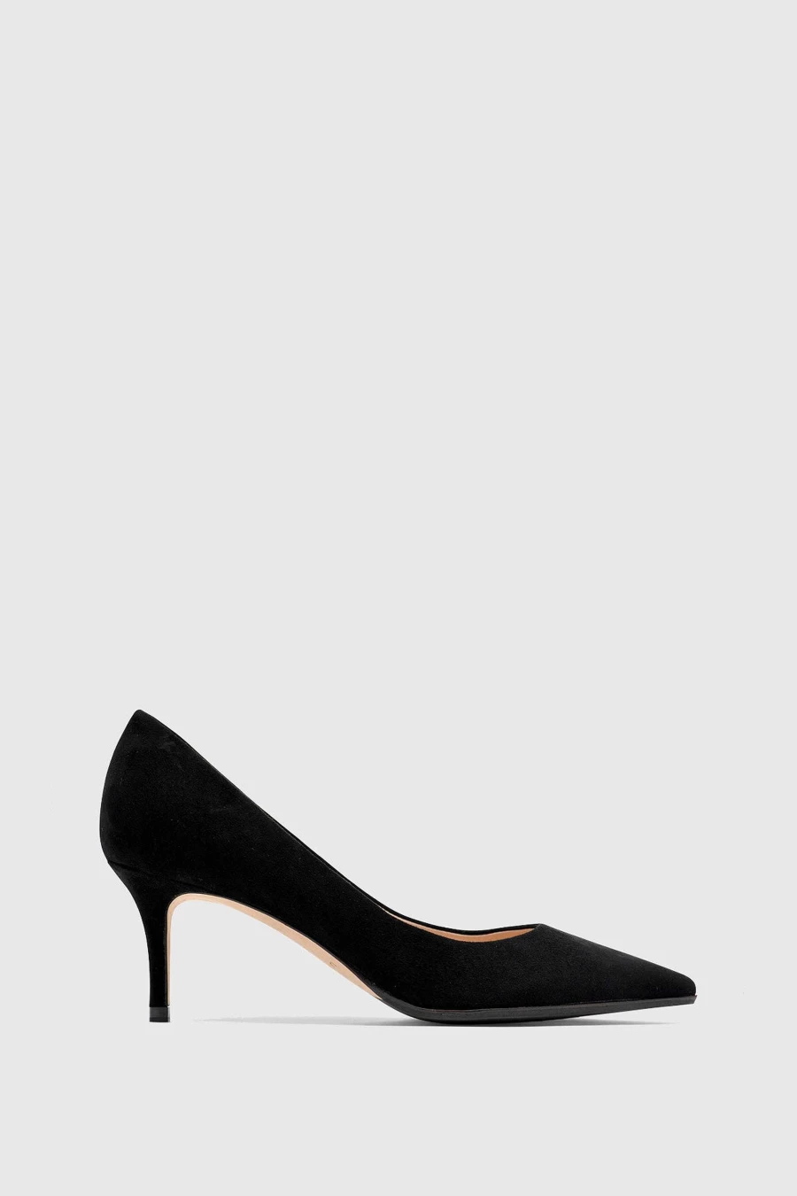 Unützer Women's Pump 7169 in Anthracite Suede - Grau Elegant Heels for Women