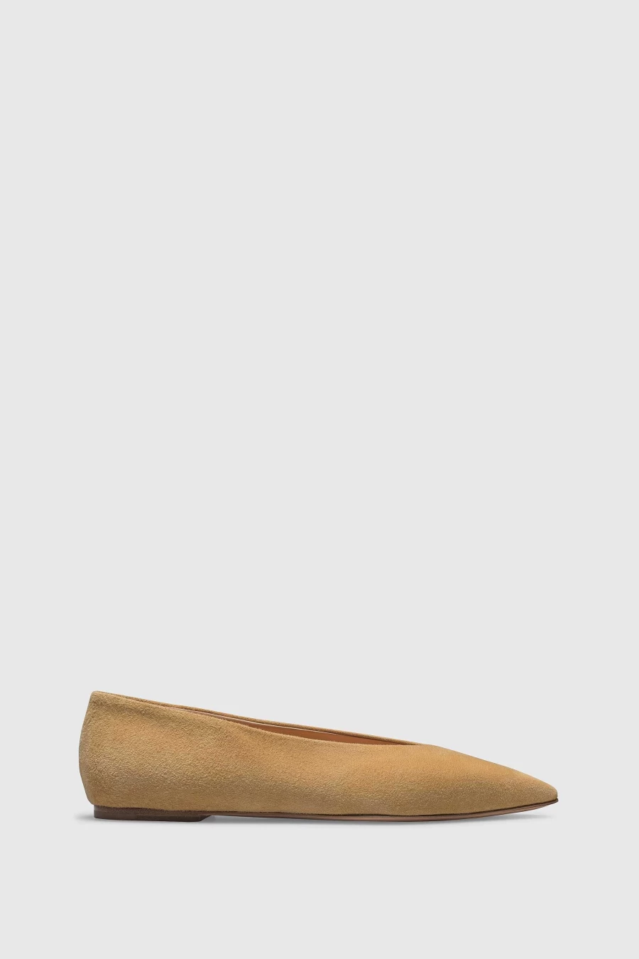 Unützer Women's Beige Ballerina 9342 Printed Python Flat Shoes