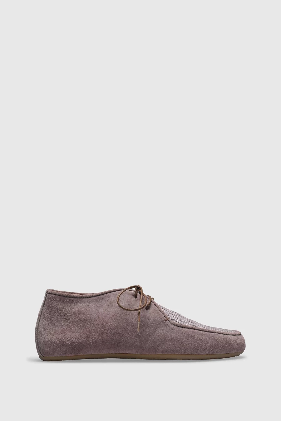 Unützer Women's U300 Lila Velor Raffia Ankle Boots Stiefelette