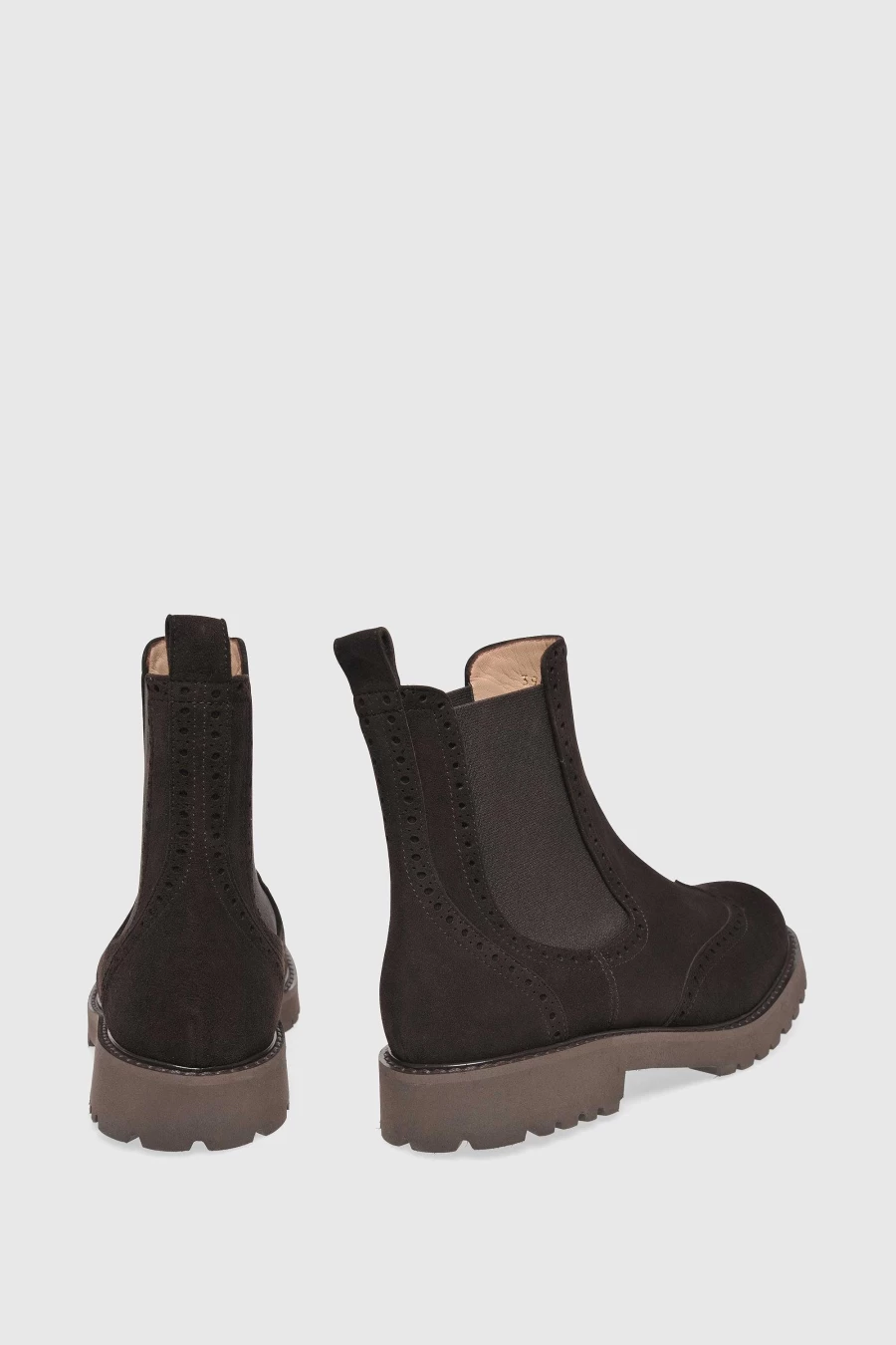 Unützer Women's Braun Suede Ankle Boots 9088 Tdm - Stylish Comfort for Everyday Wear