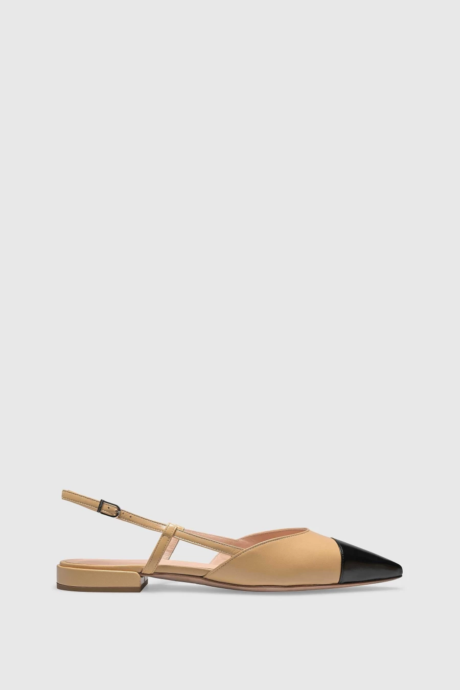 Unützer Women's Slingback 8667 in Schwarz - Elegant Camoscio Black Heels