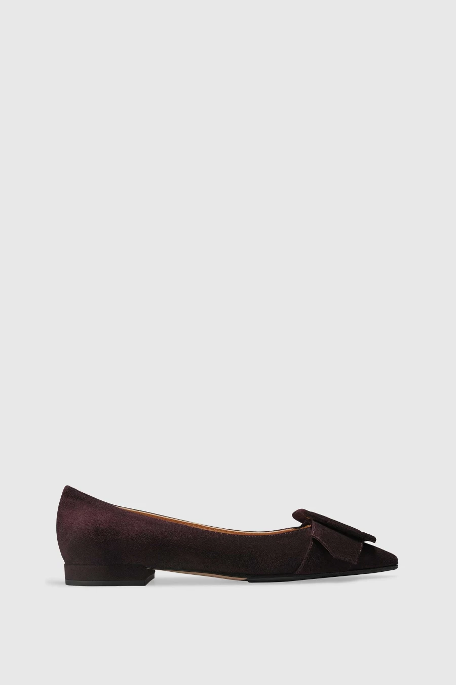 Unützer Women's Ballerina 8212 Blue Suede Flats