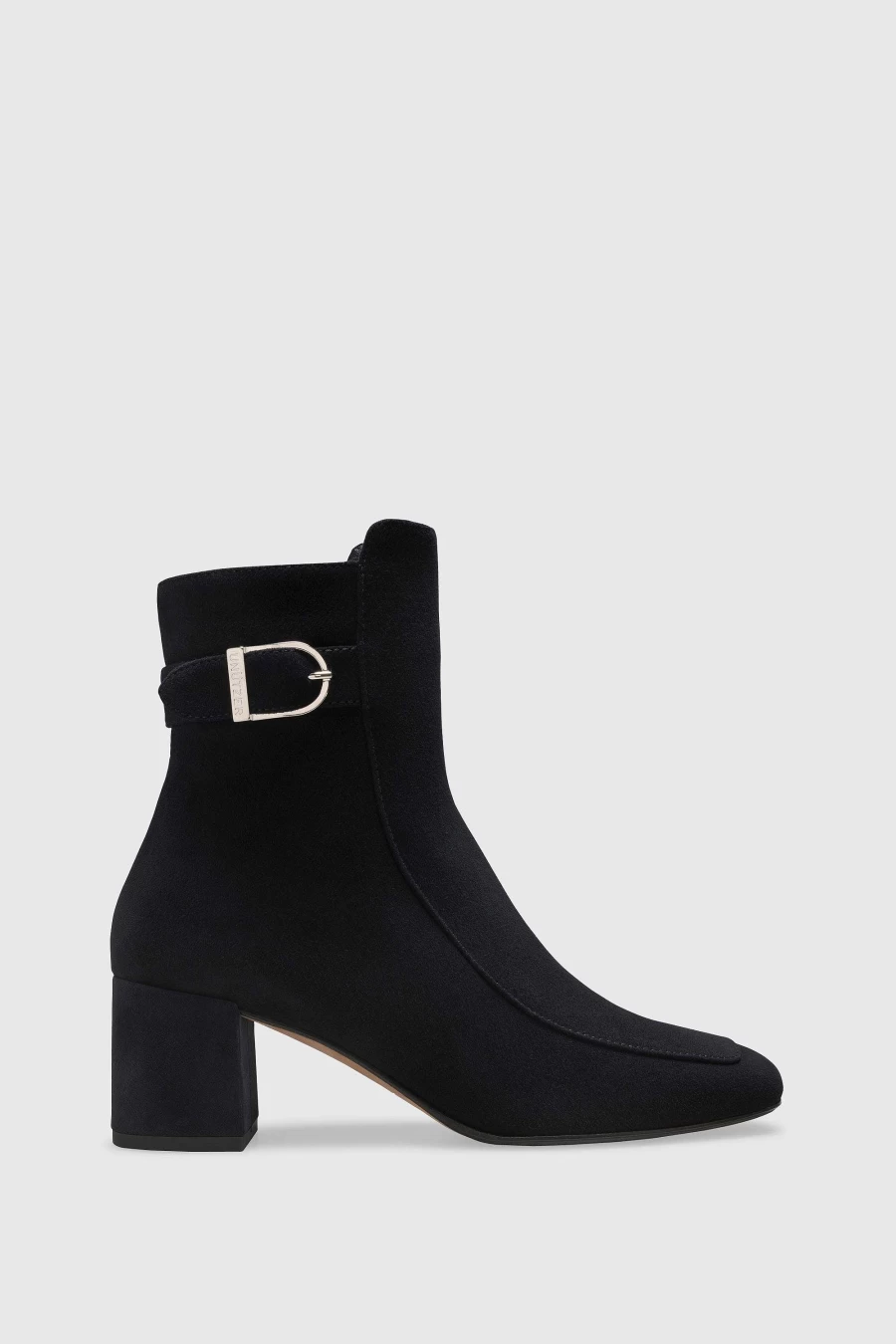 Unützer Women's Navy Blue Suede Ankle Boots Stiefelette 9005