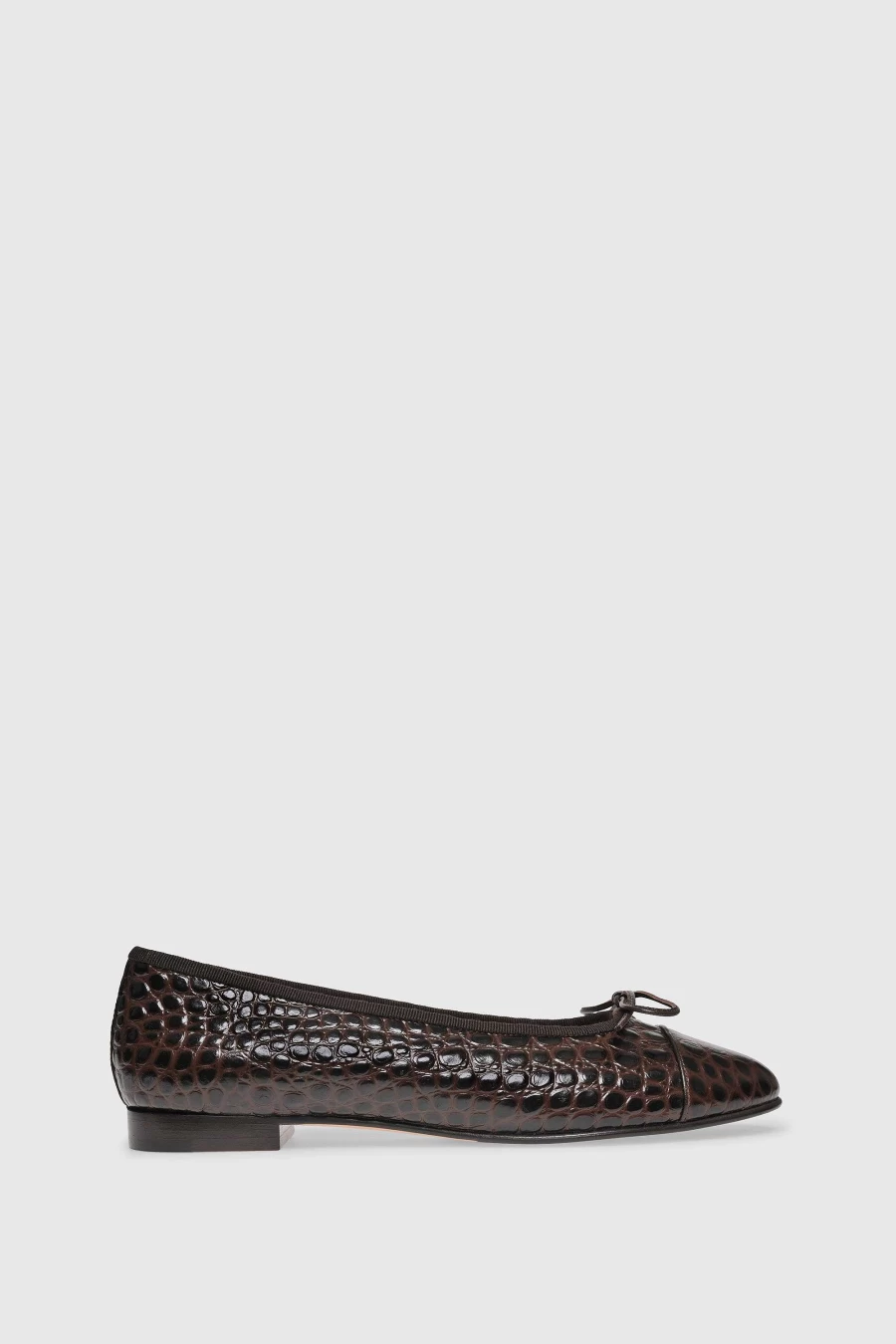 Unützer Women's Braun Ballerina 963 Tdm Coccoprinted Leather Ballet Flats