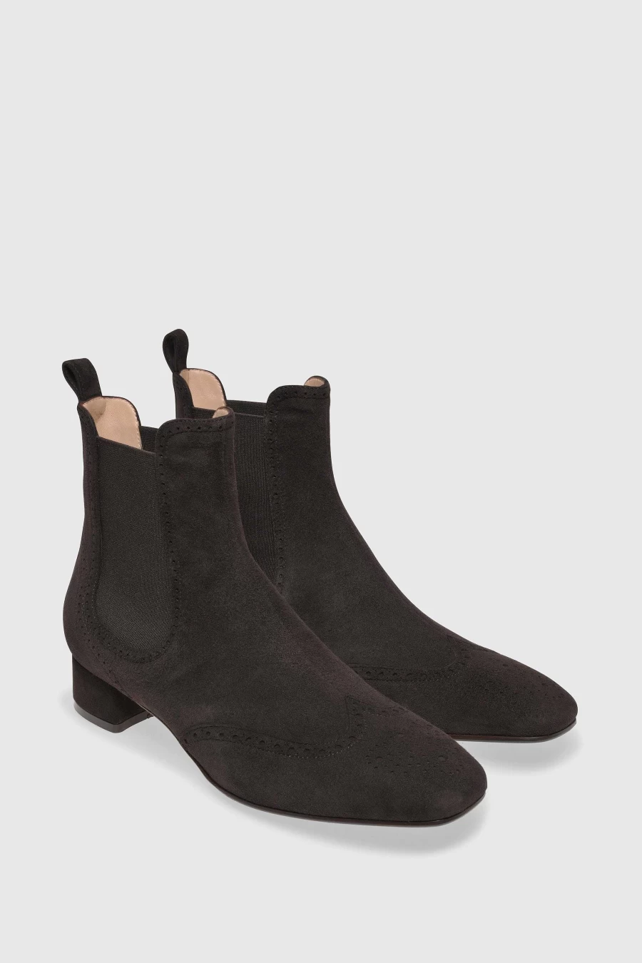 Unützer Women's Braun Suede Ankle Boots Stiefelette 9075 Tdm