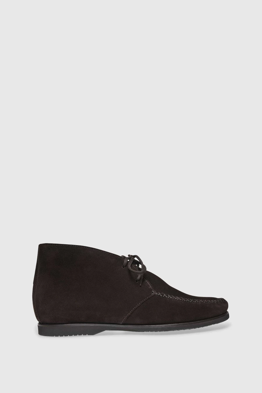 Unützer Women's U96 Velor Chocolate Shearling Boots in Braun