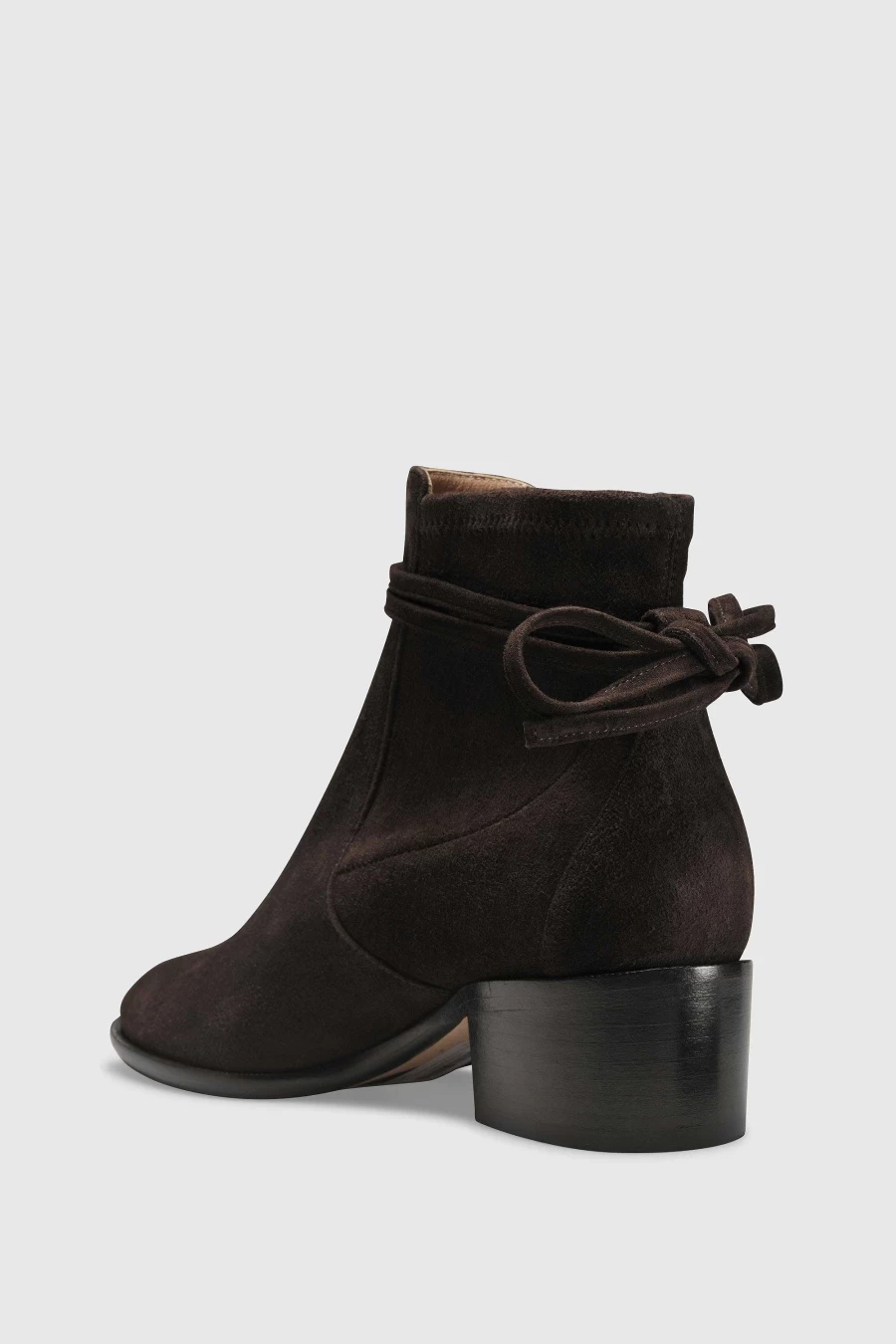 Unützer Women's Braun Suede Stiefelette 8494 Boots Chocolate Brown