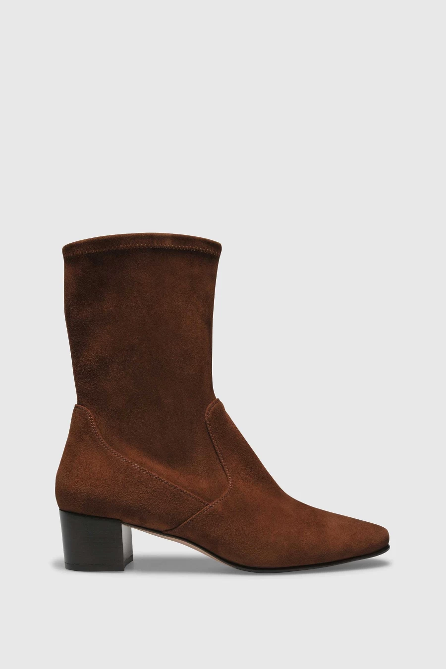 Unützer Women's Braun Chamois Leather Stiefelette 7612 Cognac Ankle Boots