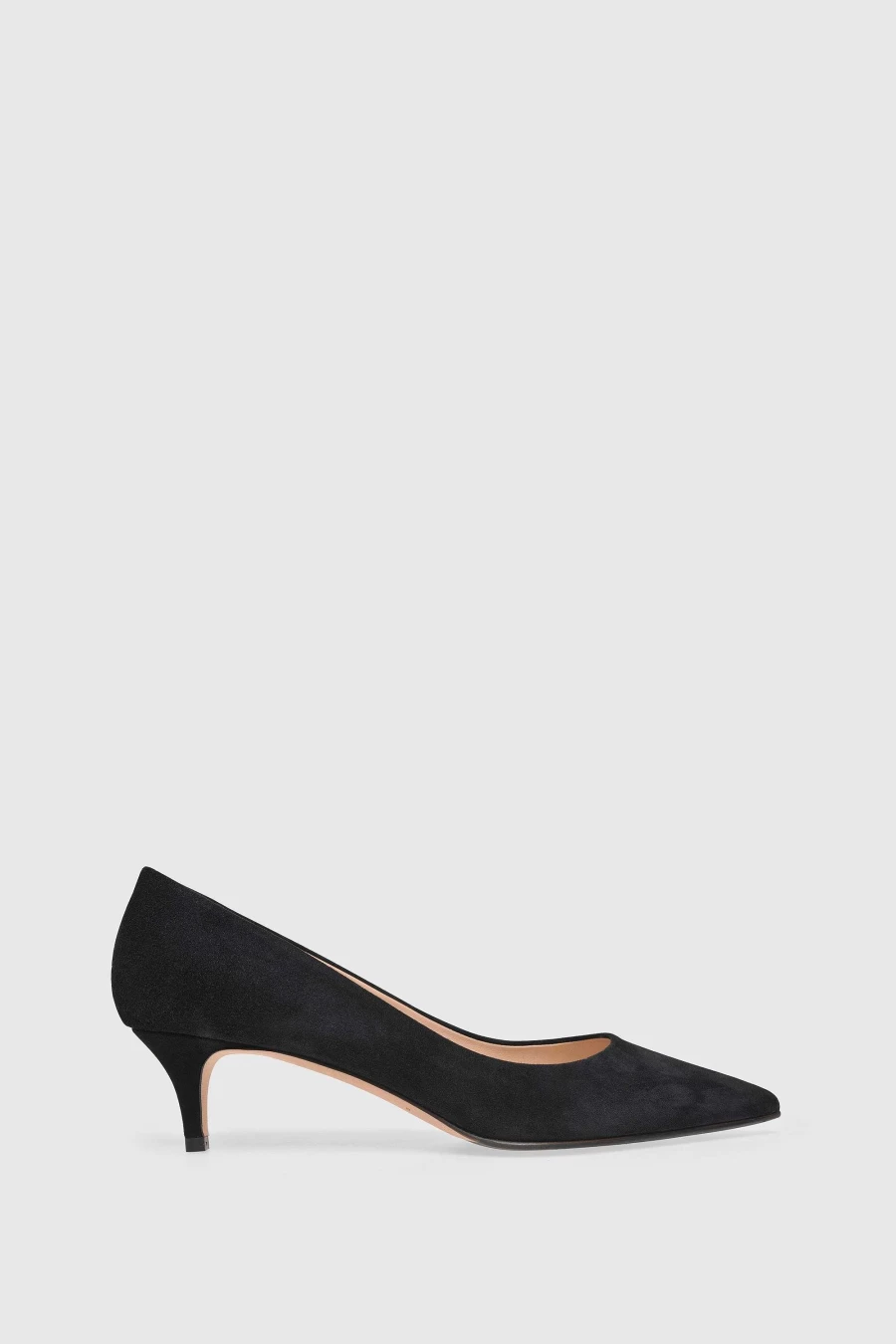 Unützer Women's Navy Blue Suede Pump 7727C