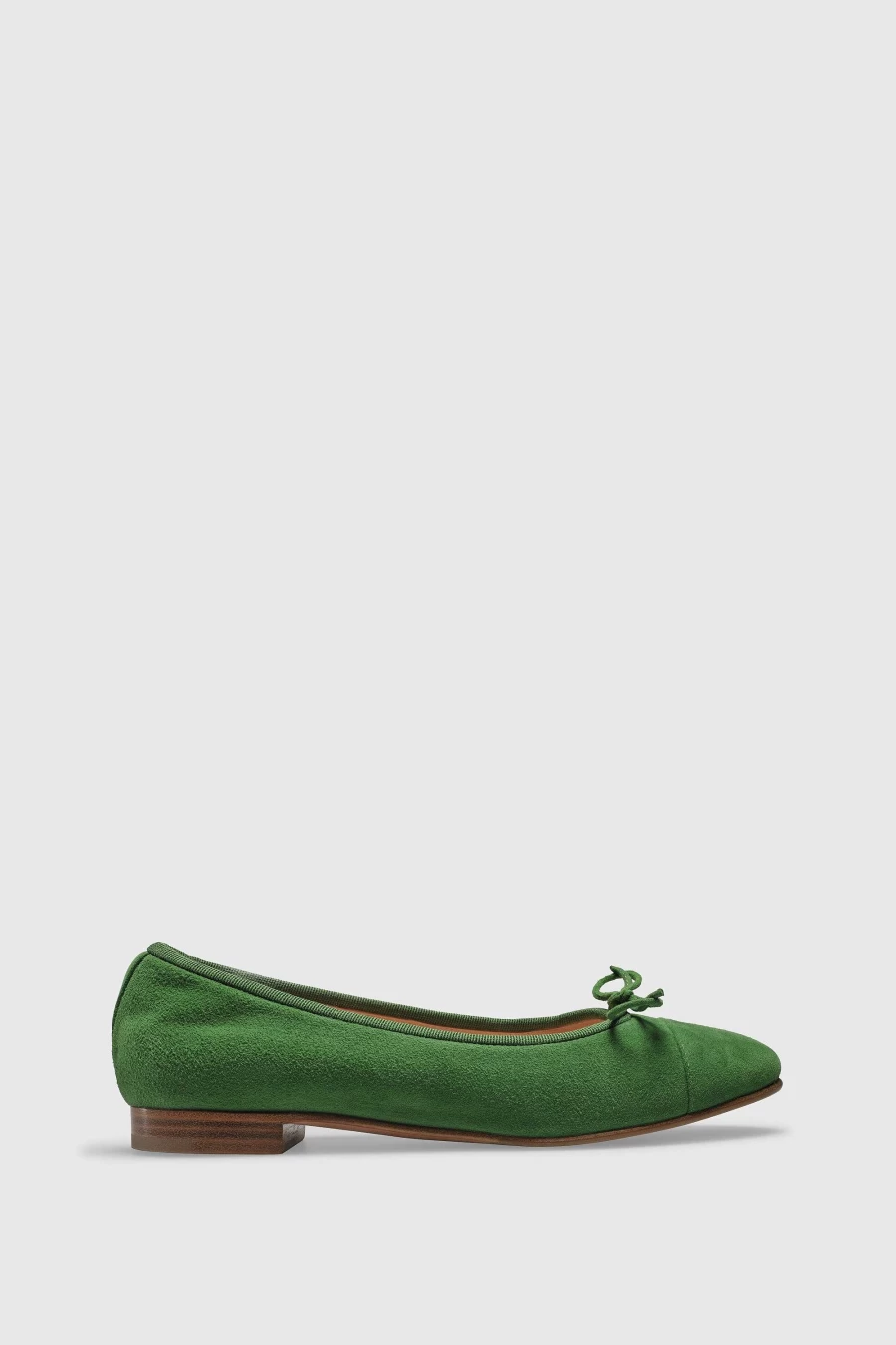 Unützer Women's Navy Suede Ballerina Flats 7102K - Comfortable Elegant Ballet Shoes
