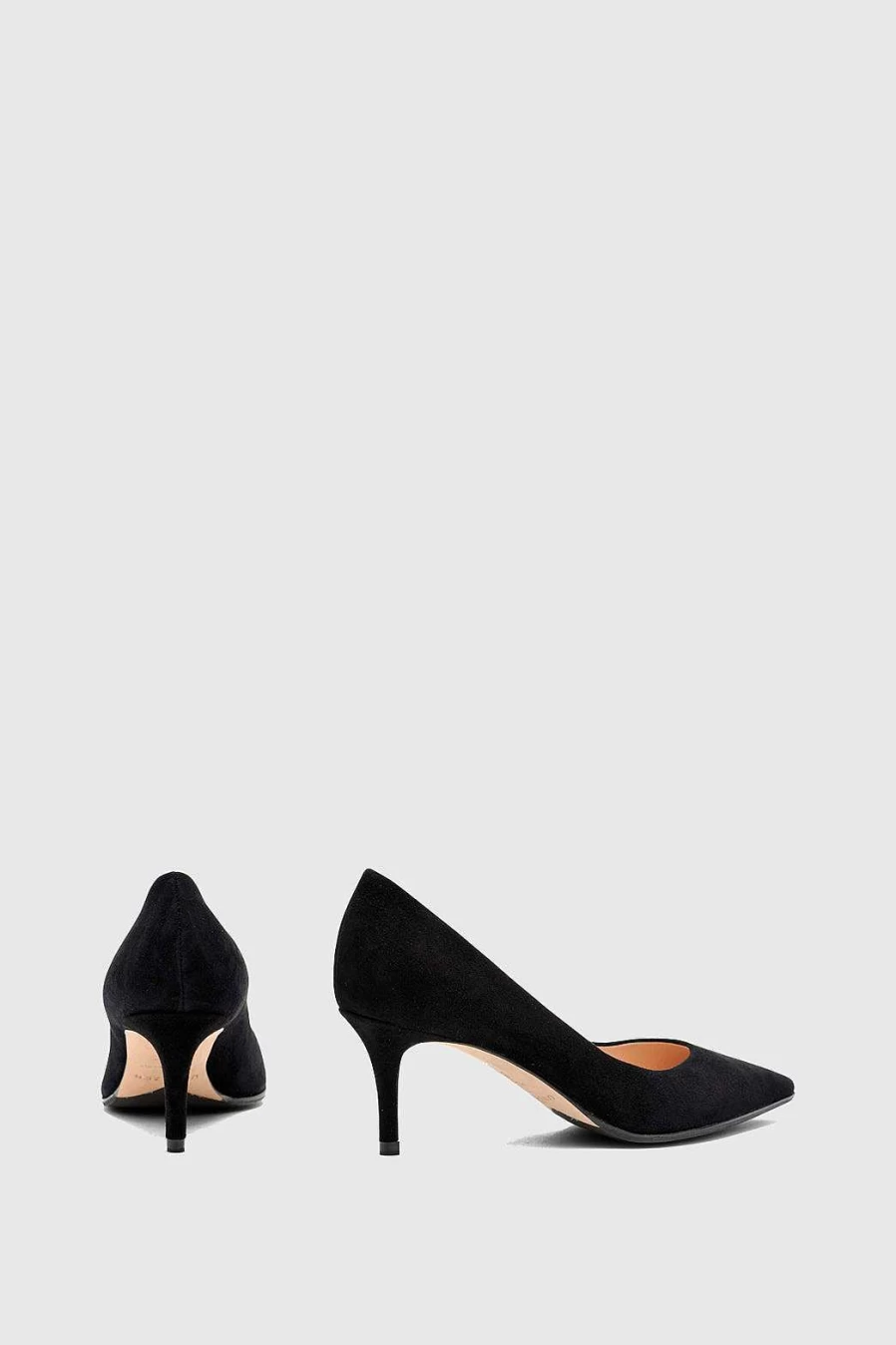 Unützer Women's Pump 7169 in Black Suede - Elegant Casual Shoes