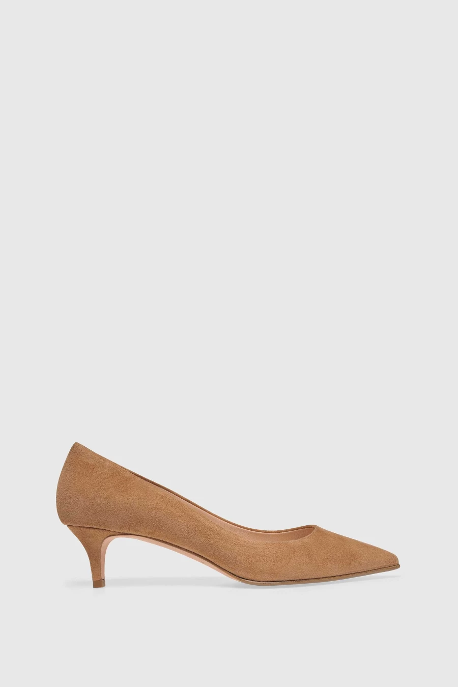 Unützer Women's Navy Blue Suede Pump 7727C