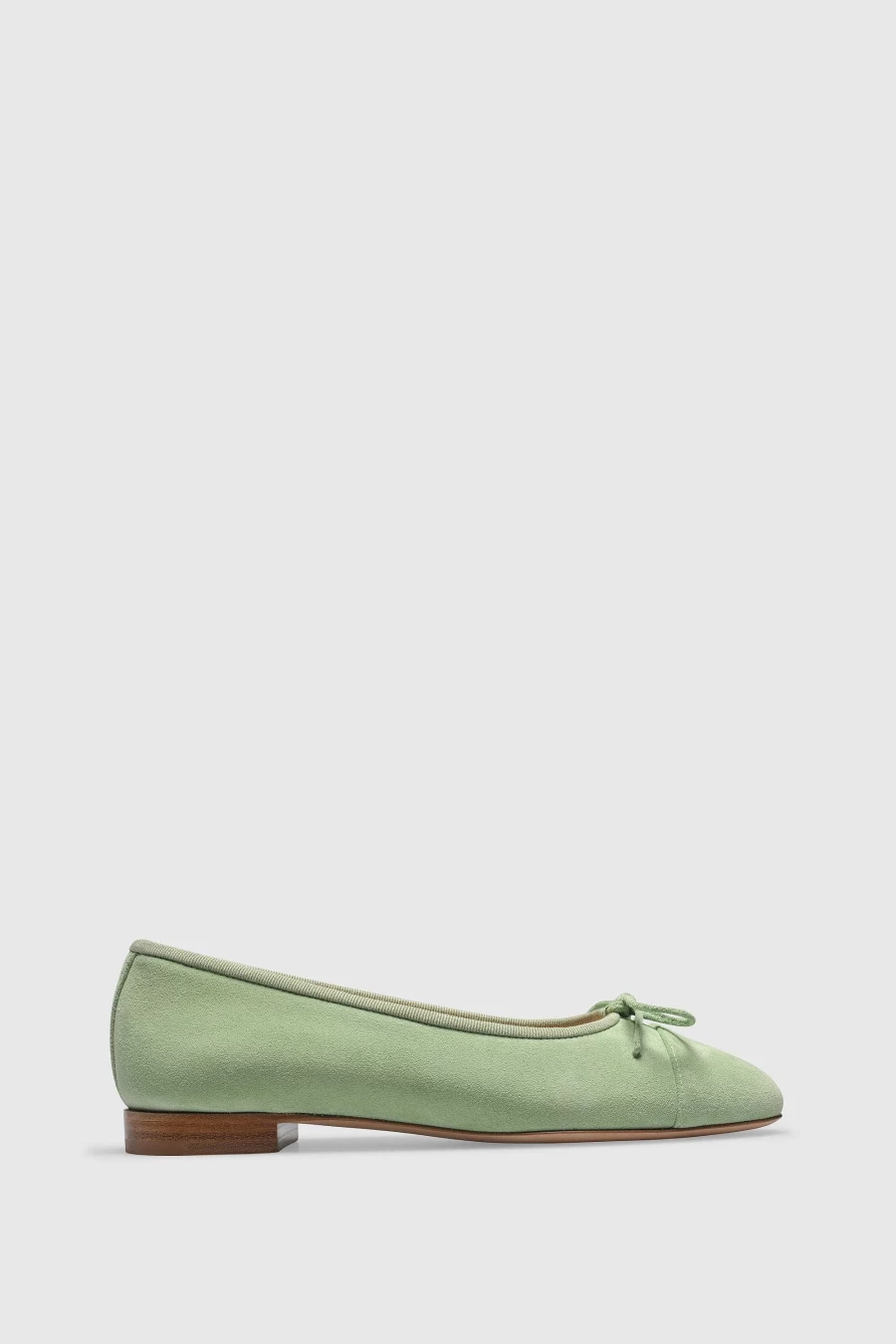 Unützer Women's Ballerina 963C Cedar Suede Shoes in Grün | Comfortable & Stylish Flats