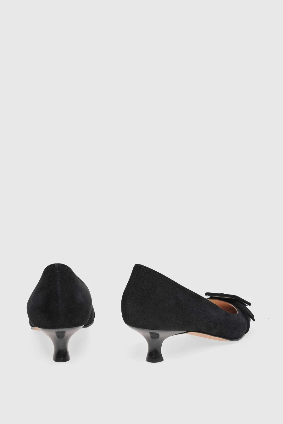 Unützer Women's Pump 5791 in Schwarz Suede - Elegant Black Suede Shoes for Women