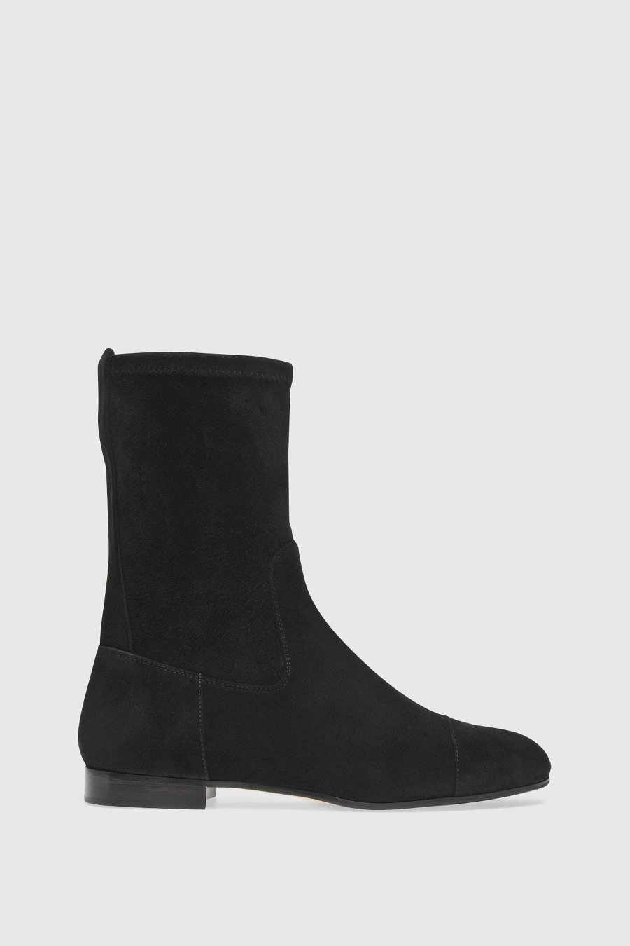 Unützer Women's Grau Suede Ankle Boots Stiefelette 7336 Charcoal